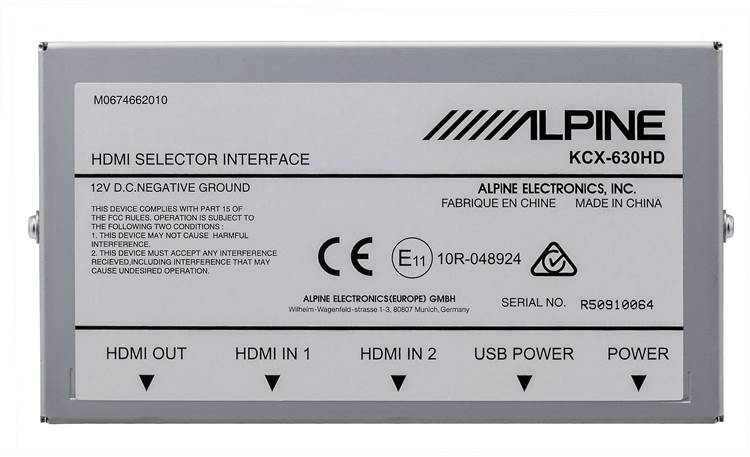 Alpine KCX-630HD - HDMI Connector Hub